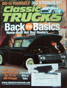 CLASSIC TRUCKS 2003 AUG - COOL '58 F-100, LOW '55 CHEVY